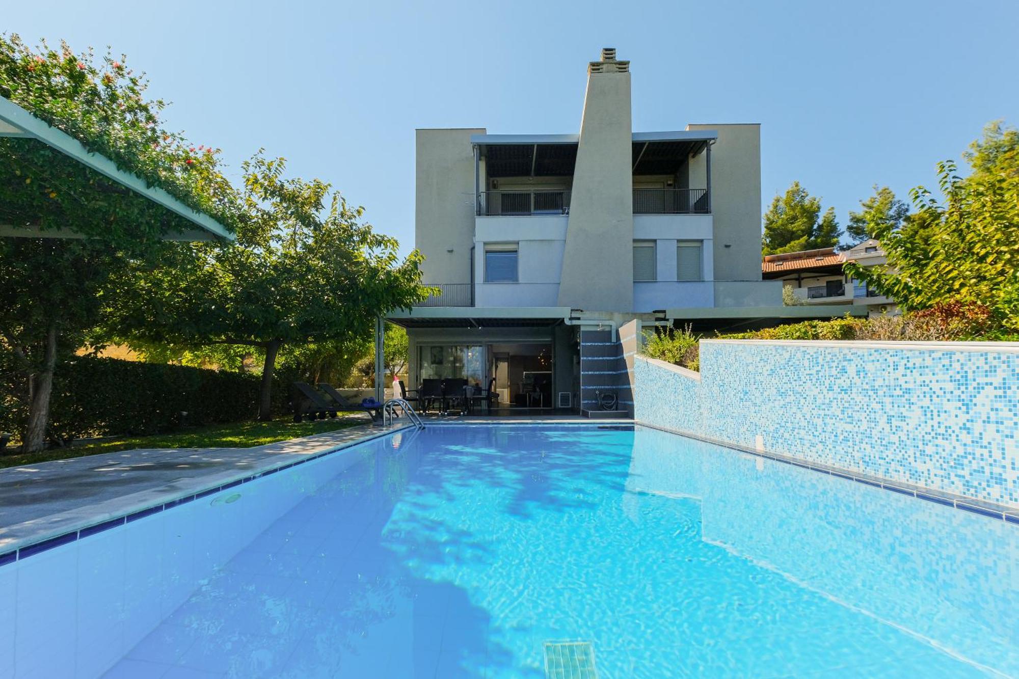 פאליאורי Deluxe Chrousso Pool Villa מראה חיצוני תמונה