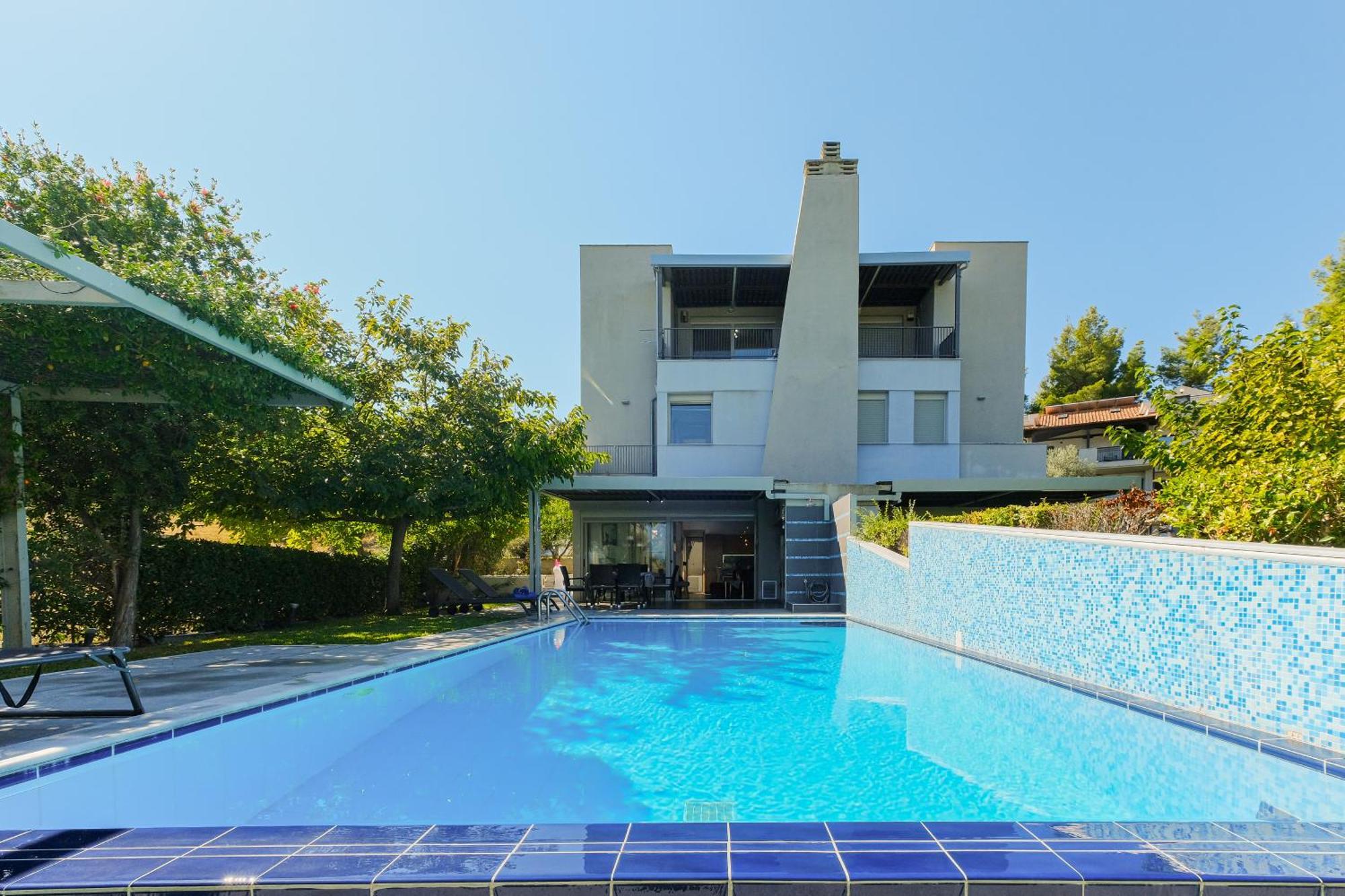 פאליאורי Deluxe Chrousso Pool Villa מראה חיצוני תמונה