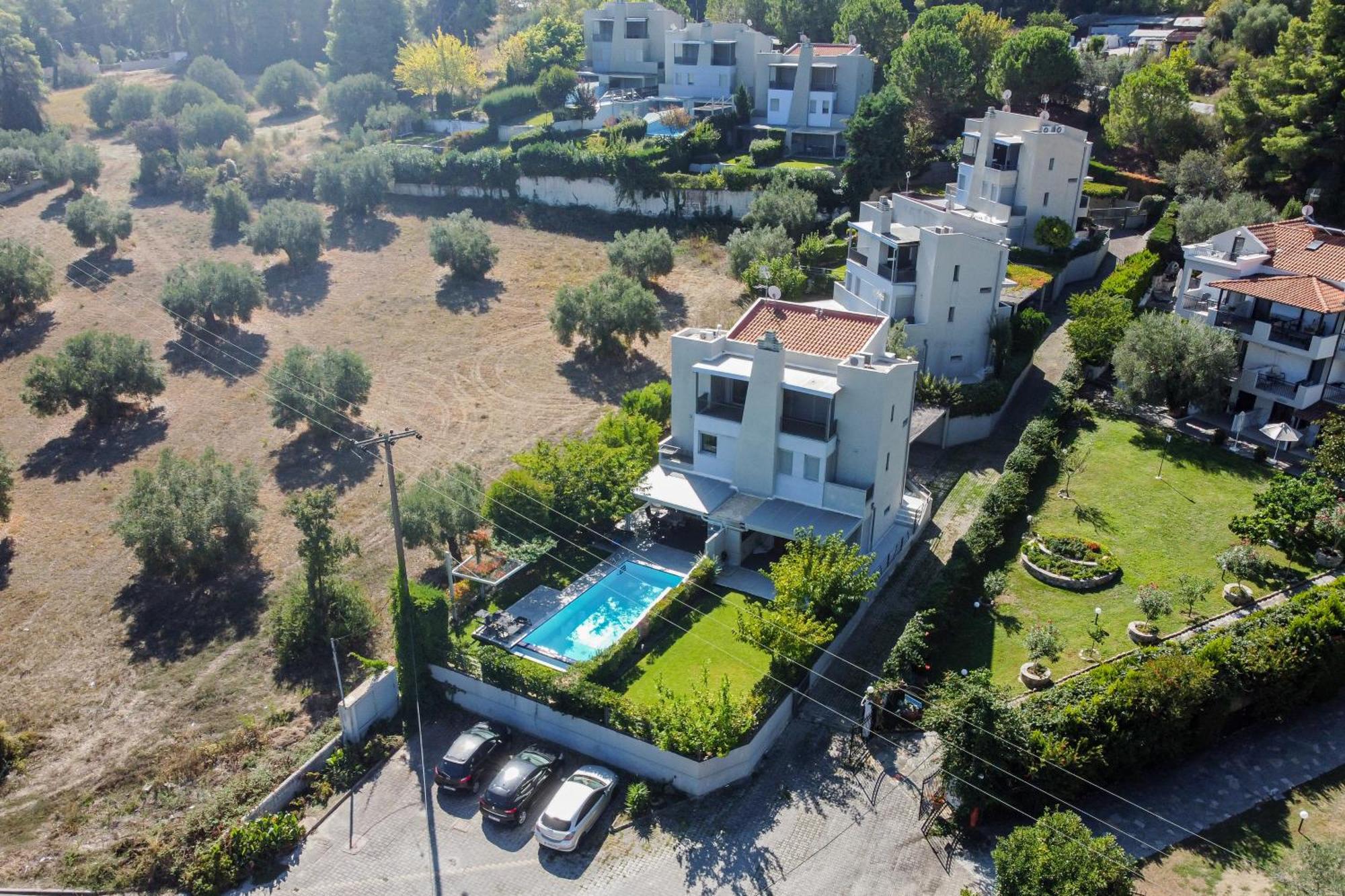 פאליאורי Deluxe Chrousso Pool Villa מראה חיצוני תמונה